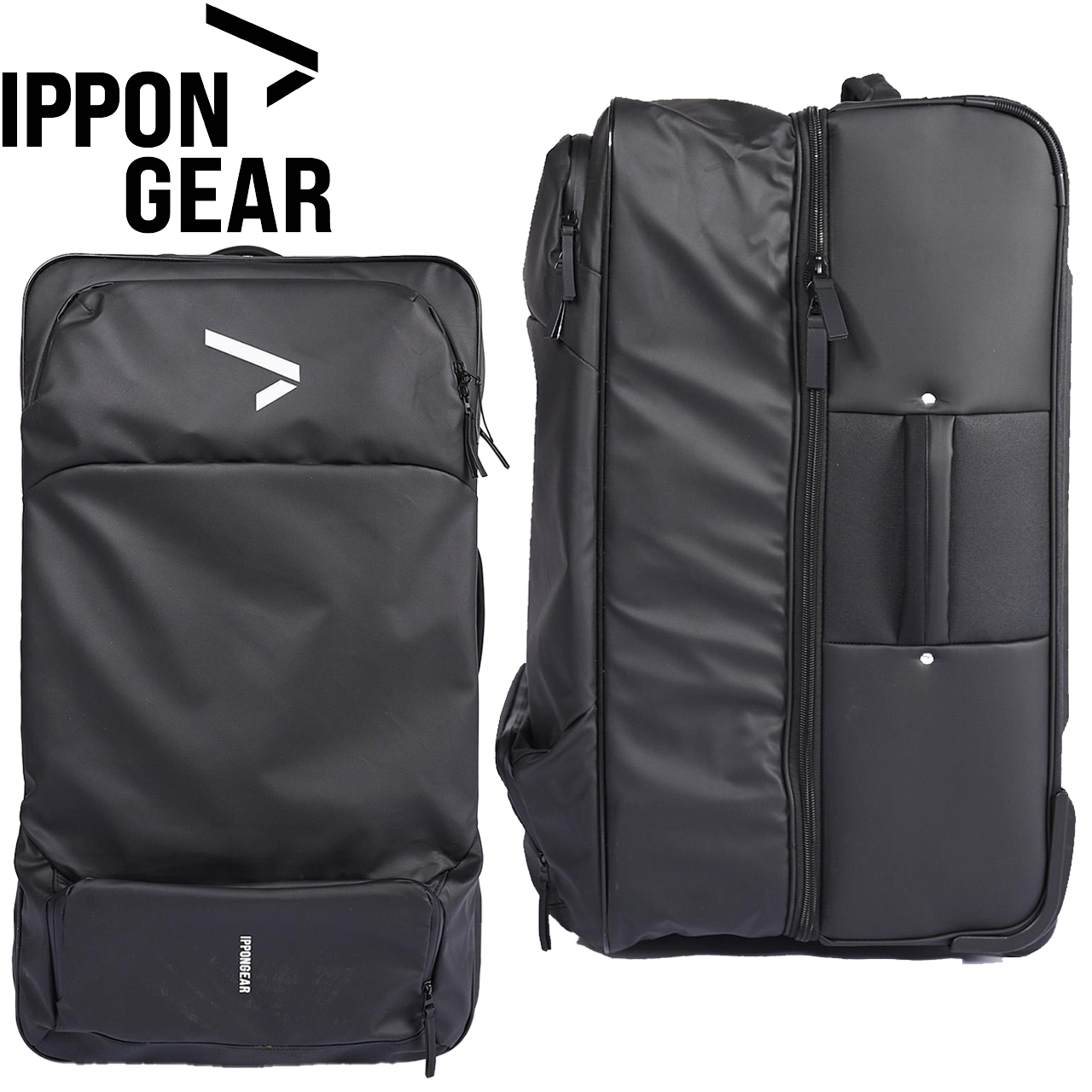 Спортивна сумка на коліщатках для тренувань сумка дорожня Ippon Gear Traveller Wheel Bag XL чорна