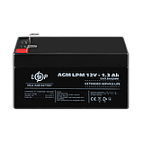 Акумулятор AGM LPM 12V - 1.3 Ah ILP, фото 3