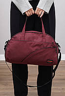 Невелика текстильна бордова сумка TIGER повсякденна спортивна сумка унісекс сумка дорожня