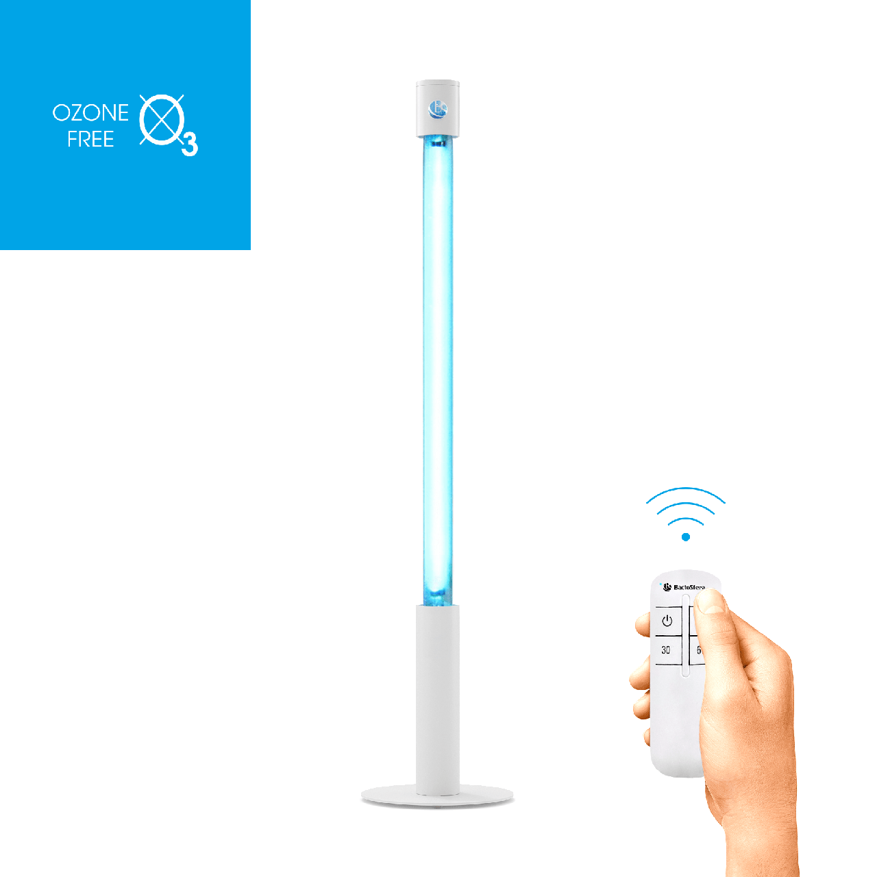 Бактерицидний опромінювач BactoSfera 360° 15 OZONEFREE RC-TIMER White