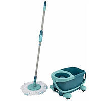 Комлект для уборки дома Leifheit Clean Twist Disc Mop Ergo + ведро на колесиках (52102)