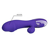 Вібратор із кліторальною стимуляцією Pretty Love Snappy Youth, 30 vibration functions, фото 6