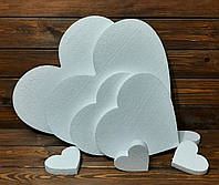 Серце з пінопласту 40 см