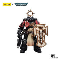 Ветеран Темных Храмовников Joy Toy Warhammer 40K Primaris Space Marines Black Templars Bladeguard Veteran 1/18