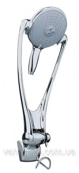 Душова стійка з утримувачем + лійка МС 7600. Аналог Hansgrohe 28110001, фото 1