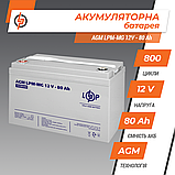 Акумулятор мультигелевий LPM-MG 12V - 80 Ah, фото 4