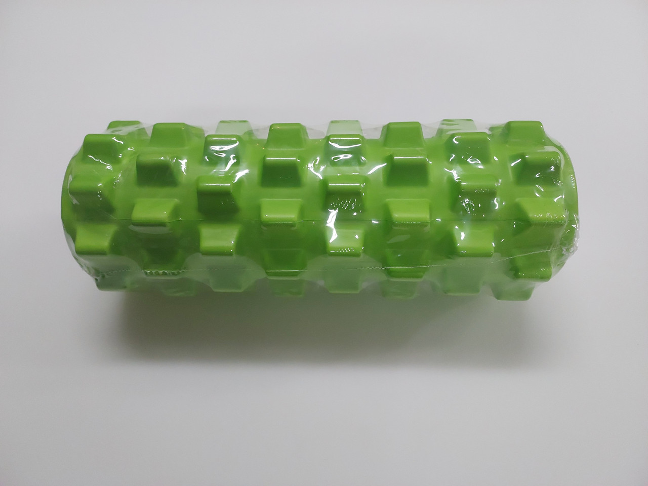 Рельєфний масажний валик для йоги, фітнесу, пілатес (CY20979) салатовий, фото 1