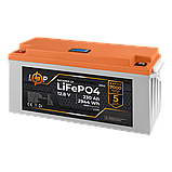 Акумулятор LP LiFePO4 LCD 12V (12,8V) - 230 Ah (2944Wh) (BMS 150A/75A) пластик, фото 3