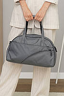 Спортивная сумка унисекс небольшая текстильная серая сумка TIGER повседневная сумка дорожная
