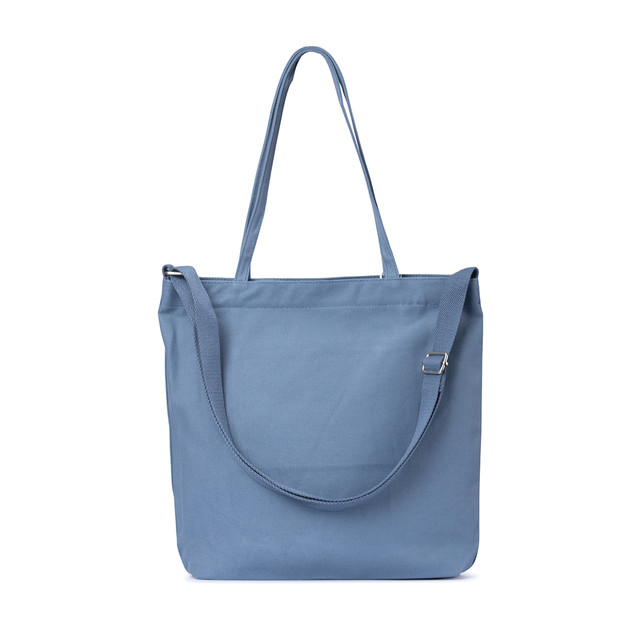 Фото сумка шопер жіноча через плече блакитного кольору арт.00325