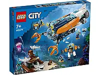 Конструктор LEGO City Exploration Подводная лодка для глубоководных исследований 842 детали (60379)