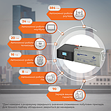Комплект резервного живлення LP (LogicPower) ДБЖ + мультигелева батарея (UPS B1500 + АКБ MG 2400W), фото 3