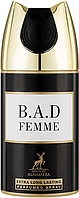 Дезодорант Alhambra B.A.D. Femme для женщин - deo spray 200 ml