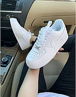 Жіночі зимові кросівки Nike Air Force White Хутро Білий екокожа розмір 36 - 40