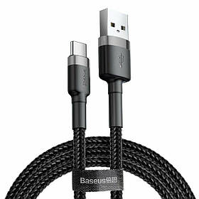 Кабель для телефона Baseus Cafule Cable USB for Type-C Швидке заряджання 3 A 1 м