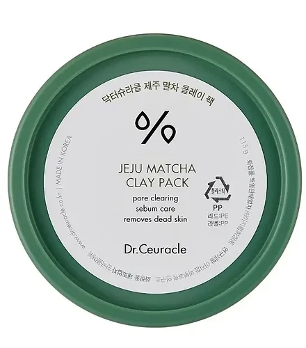 Очищуюча глиняна маска з чаєм Матча Dr.Ceuracle Jeju Matcha Clay Pack 115 грам