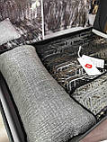 Покривало жакардове з наволочками на ліжко якісне стильне гарне 260/250 см Cotton Boх Туреччина, фото 5