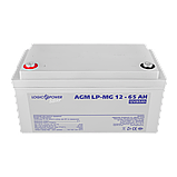 Акумулятор мультигелевий LP-MG 12V - 65 Ah Silver, фото 3