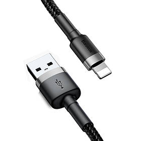 Кабель зарядний Baseus Cafule Cable USB to Lightning 2.4A 1 м