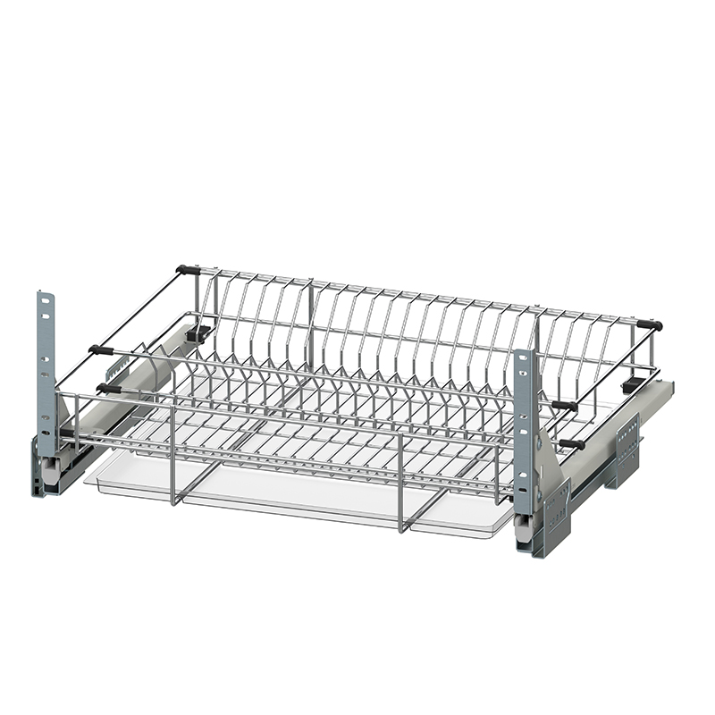 Кошик для посуду VARIANT MULTI з сегрегатором на тарілки 600 L-450 метал хром, фото 1