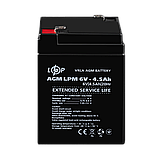 Акумулятор LogicPower AGM LPM 6V - 4.5 Ah ILP, фото 3