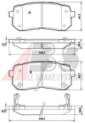 Гальмівні колодки зад. Hyundai H-1 08- (mando)