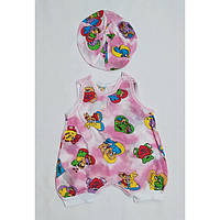 Дитячий літній костюм комплект Малюк на дівчинку р.68 - 3-6 місяців