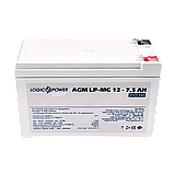 Акумулятор мультигелевий LP-MG 12V - 7.5 Ah Silver, фото 3