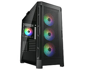 Ігровий корпус, 3*140 mm ARGB, 1*120 mm ARGB вентилятори, ATX/mATX/mini-ITX Cougar AIRFACE PRO RGB — MegaLavka