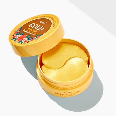 Уцінка! Гідрогелеві патчі для очей з золотом KOELF Gold & Royal Jelly Eye Patch 60шт (до 04.04.2026)