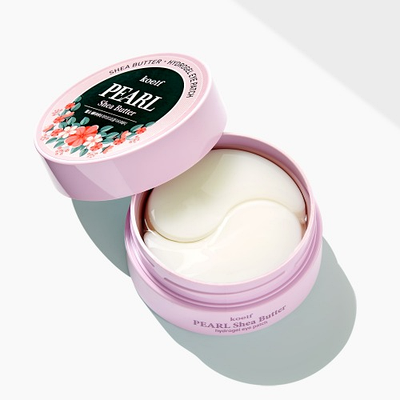 Гідрогелеві патчі для очей з перлами KOELF Pearl & Shea Butter Eye Patch  (М'ята коробка!)