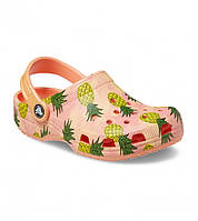 Crocs Classic Pool Party Clog оригинал США J6 38-39 (25 см) сабо закрытая обувь яркие крокс original кроксы