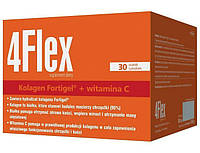 4 Flex з вітаміном с - для суглобів, хрящів, кісток, 30 саше