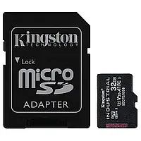 Карта памяти Kingston SDCIT2/32GB microSDHC/32Гб/Industrial C10 A1 pSLC с адаптером