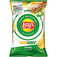 Гостро-пряні чіпси Lay's Subway Teriyaki з соусом Теріякі 150г