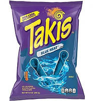 Екстра Гострі чіпси з перцем Чилі Takis Blue Heat Rolled Tortilla Chips 280.7г