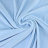 Велюр х/б светло-голубого цвета, ширина 180 см