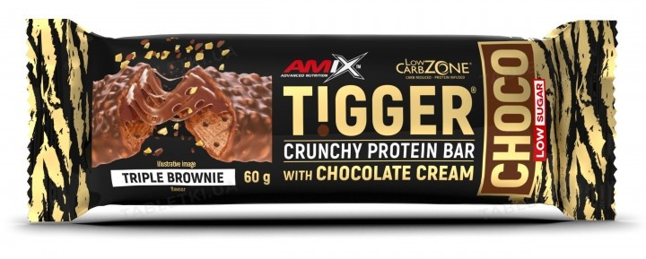 Батончик Amix TiggerZero CHOCO Protein Bar 60g Triple Brownie