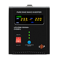 Джерела безперебійного живлення з правильною синусоїдою 24V LogicPower LPY-PSW-1500VA+ 1050Вт ILP