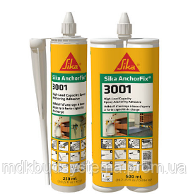 Sika AnchorFix-3001 (AB) UA /12 CTR250 клей для анкеровки резьбовых и ...
