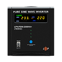 Джерело безперебійного живлення з правильною синусоїдою 24V LogicPower LPY-PSW-2500VA+ 1800Вт ILP