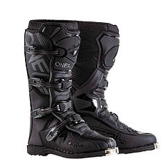 Мотоботи O neal Element Boot Black розмір 15 US або 49 EU