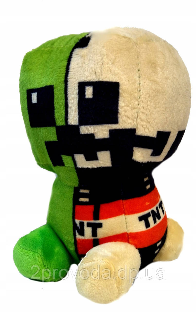 М'яка іграшка Minecraft Кріпер TNT Майнкрафт 18 см, фото 1
