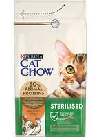 Сухой корм для котов Purina Cat Chow Sterilised Индейка 1,5 кг
