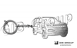 Брелок Jeep Grand Wagoneer 2021+ на автомобільні ключі