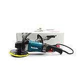 Шліфмашина полірувальна з регулятором оборотів 3200 об/хв Makita 9237CB 1200 Вт, фото 3