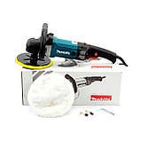 Шліфмашина полірувальна з регулятором оборотів 3200 об/хв Makita 9237CB 1200 Вт, фото 7