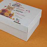 Коробка на 8 березня подарункова 250*170*110 Коробка для подарункового бокса жінці "Кохана, зі святом", фото 2