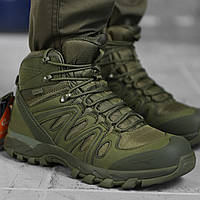 Тактические весенне-летние берцы Gepard Scorpion/ Кожаные ботинки для военных/ Армейские мужские берцы Хаки 41