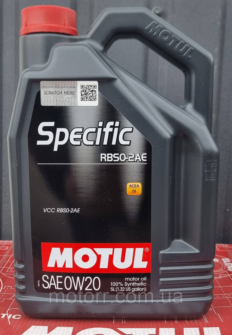 Олія моторна Motul SPECIFIC RBS0-2AE SAE 0W20 (5L)